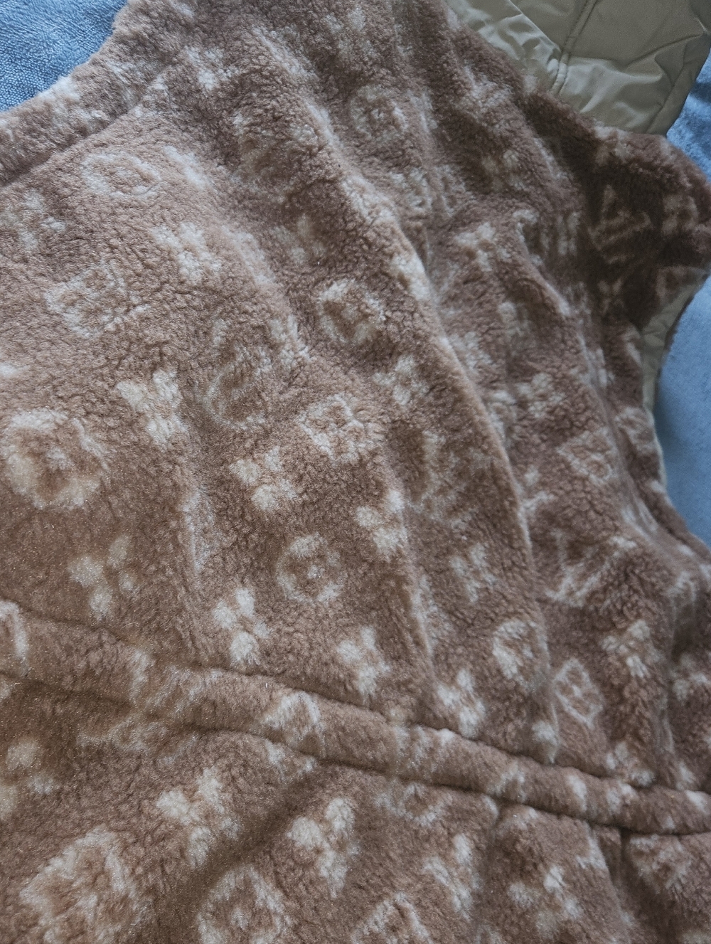 Women’s LV Monogram Sherpa Fleece Vest - Picture 8 of 10